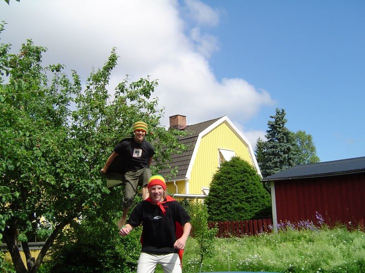 Kung Fu Robin Utövar sina kunskaper. Foto: Andreas Mattsson. Åkare: Robin Gås.