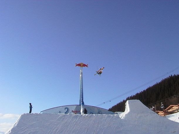 Red Bull Big Air 2003. Foto: Bosse Liljefors. Åkare: Niklas Karlström??.