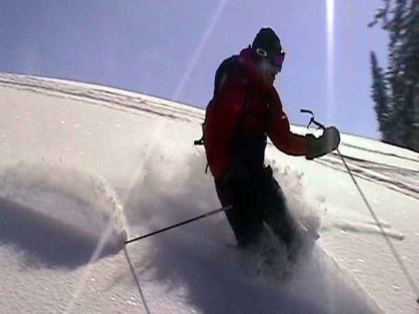 En underbar dag på tur i Teton Pass, USA.. Foto: Magnus Lageson. Åkare: Fredrik ericsson.