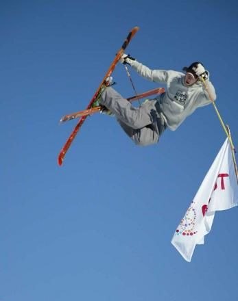 Var på Telia fire on snow när en kille från ett. Foto: Daniel Nilsson. Åkare: Pelle Hjertman.