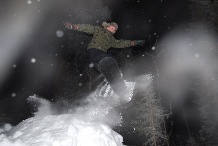 180 hemma där vi bode i åre;). Foto: Tobias Andersson. Åkare: Simon Åsén.