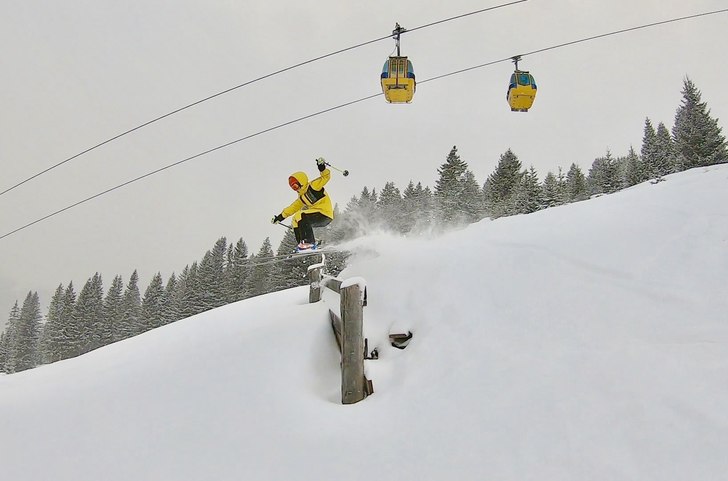 Ren och skär skidglädje i Serfaus. Linus Johanss.