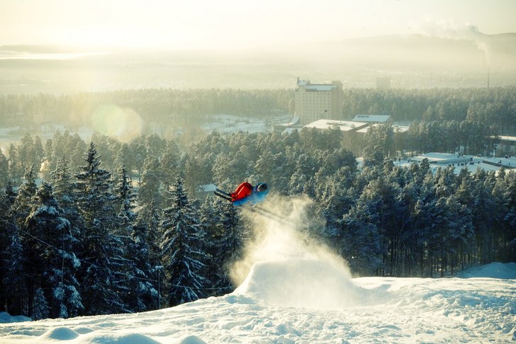 härlig dag i falun!. Foto: Jakob wallin. Åkare: Måns Nyberg.