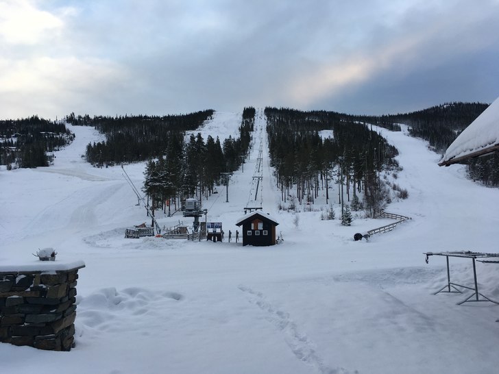 Nysnø foran helgen!
Det kom 10 cm nysnø på fred.