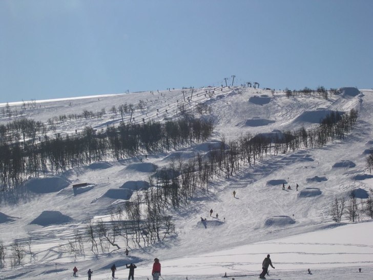 Parken i sköna sköna ramundberget . Foto: Jag.