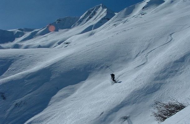 Mont Jovet. Foto: Daniel Salomonsson. Åkare: Håkan Karlsson.