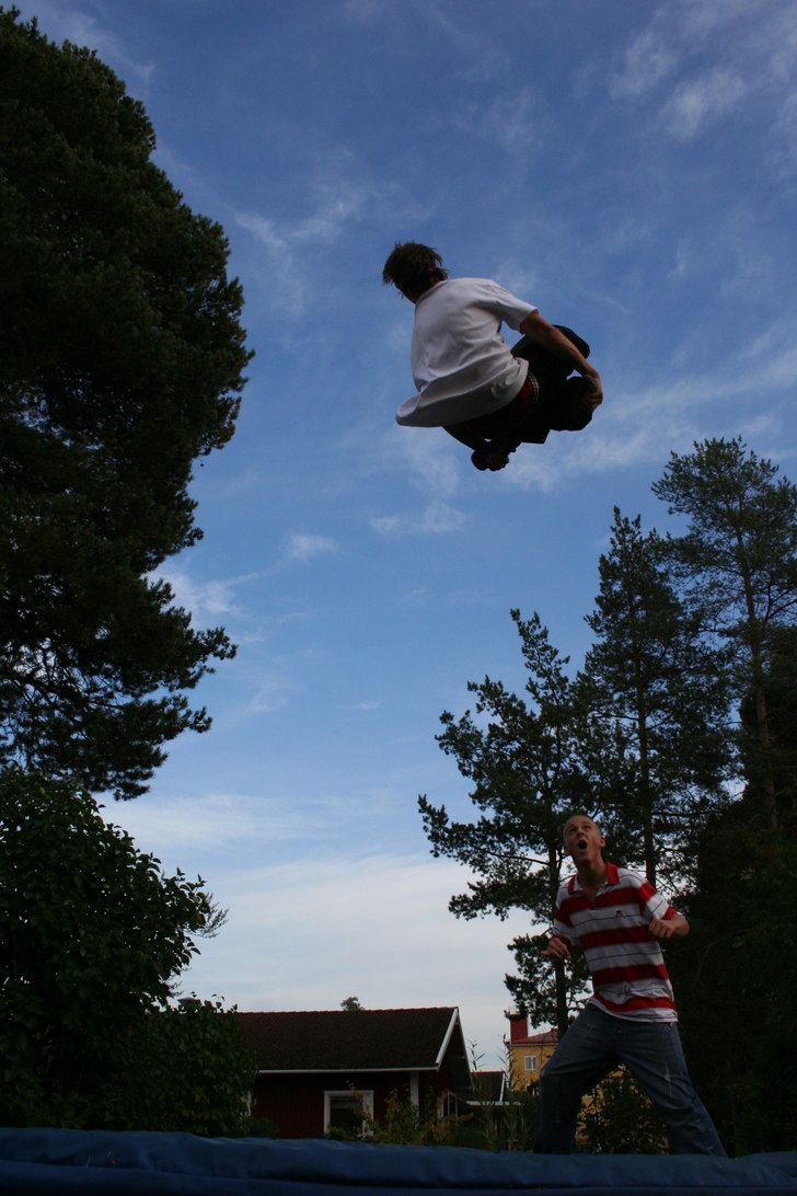 Har kul hos Ronny :D. Foto: Ronny Wallberg. Åkare: Adam Persson.