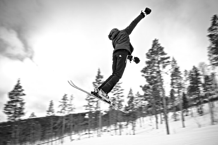 Mio sätter en 5 40 i parken på Idrefjäll.. Foto: Stefan Lomner. Åkare: Mio Lomner.