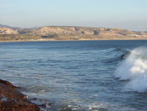 Jag på Anchor point. Foto: Robin Sundkvist. Åkare: Jonatan Svensson.