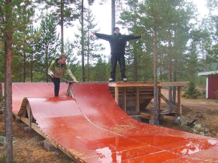 jag vet, bilden är inte speciellt bra, 
men här. Foto: Anna Brask. Åkare: Graffe&Bengan.