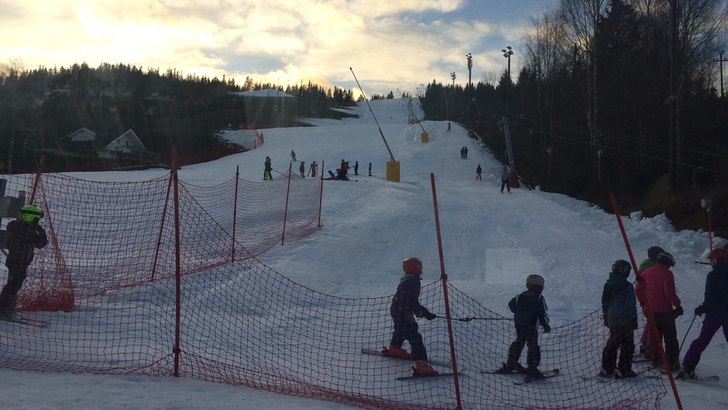 God stemning
Selvom det er sykkel og fotball føre.
