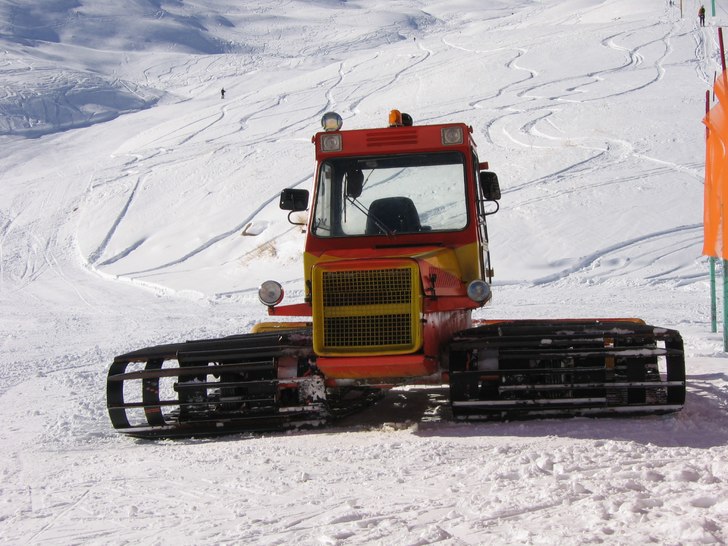 Pistmaskin. Foto: Daniel Karlsson.