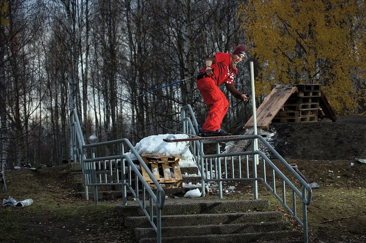Lite sketchy men nog sitter den. 
Ljus & komp. Foto: Mats Kahlström. Åkare: Elias.