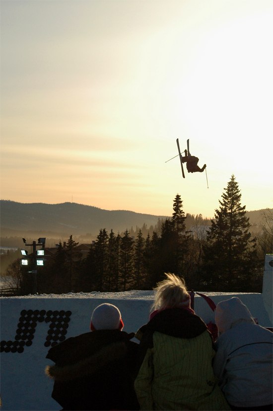 Träning under JOI -07. Foto: Alex Råberg.