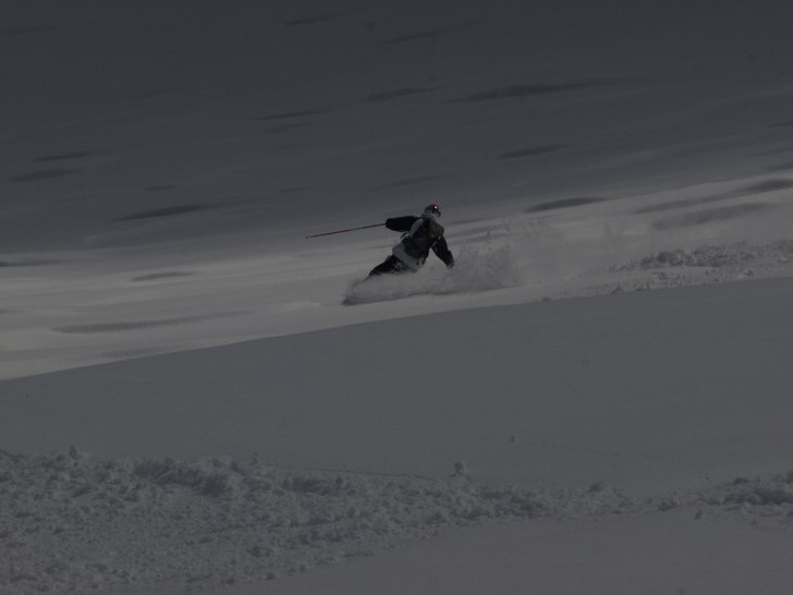 Lyckades träffa precis i en solfläck.... Foto: Mattias Åberg. Åkare: Johan Åberg.