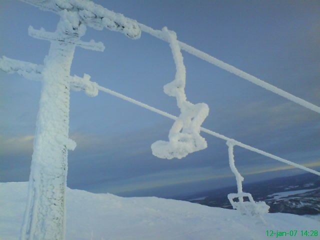 1000meters liften.... Foto: Angelica.