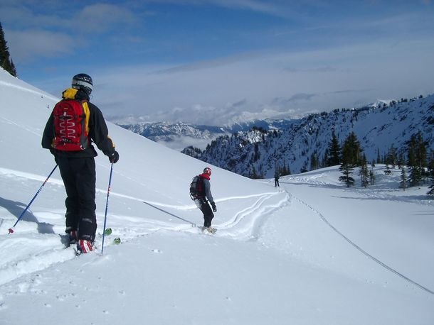 Glider hemåt.. Foto: Jonas Högström. Åkare: Johan Johansson.