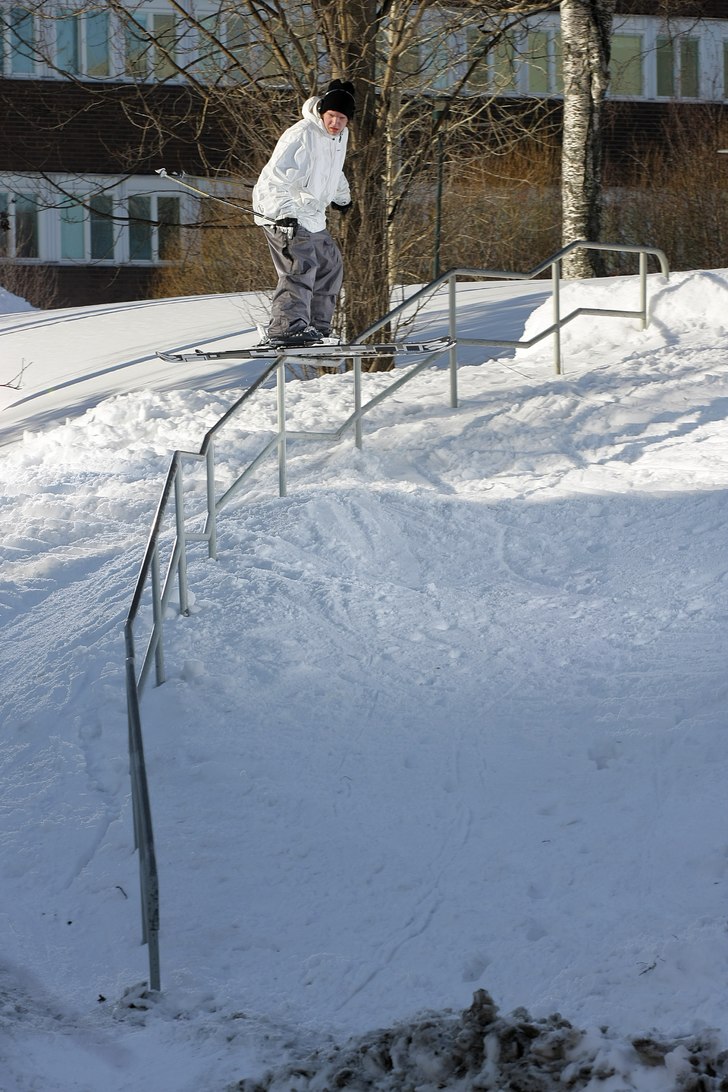 Handrail uti sjukhuset.. Foto: Emil Magnusson. Åkare: Martin Marmenlind.