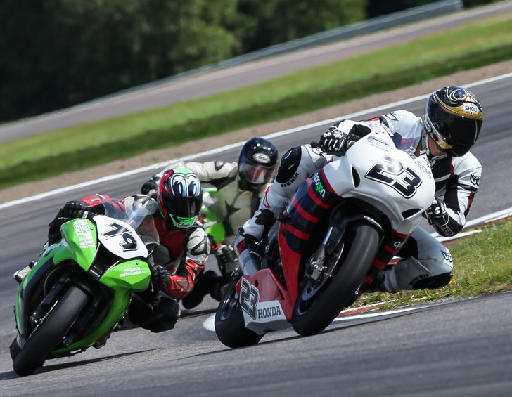 Superbike SM på Gelleråsen.