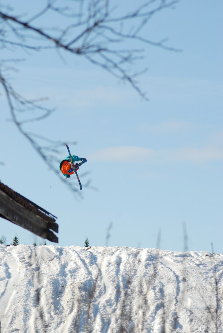Big Air tävling strax utanför brunflo. Foto: Petter Persson. Åkare: Victor, Megner, Hörnfeldt.