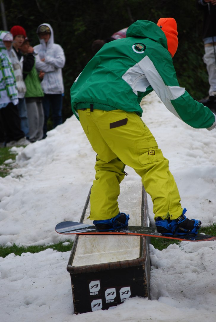 Make it happen railjam :). Foto: Hanna S. Åkare: Chrille Guldbrandsen (jag).