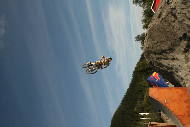 Backflip. Foto: vet inte. Åkare: Anton Thelander (jag).