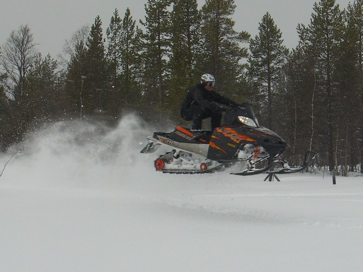 Här lärde jag mig varför man inte sitter när m. Foto: Mikael Danielsson. Åkare: Olof Appelblad.