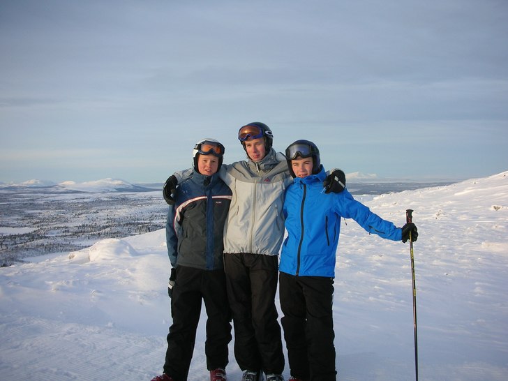 Foto: Caroline E. Åkare: Fredrik, Stefan, Felix.