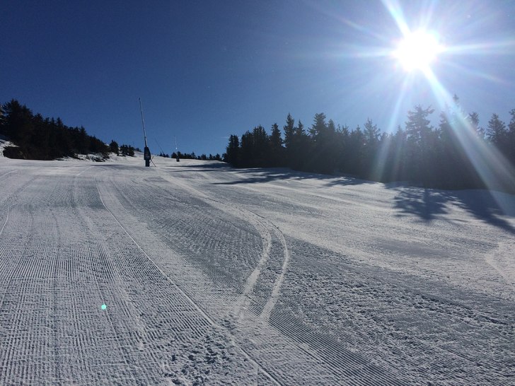 Drømmedag!
Det er virkelig flotte forhold i bakke.