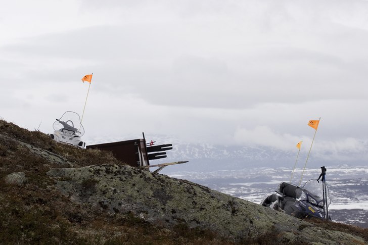 Foto: Johan Hellman. Åkare: Riksgränsen..