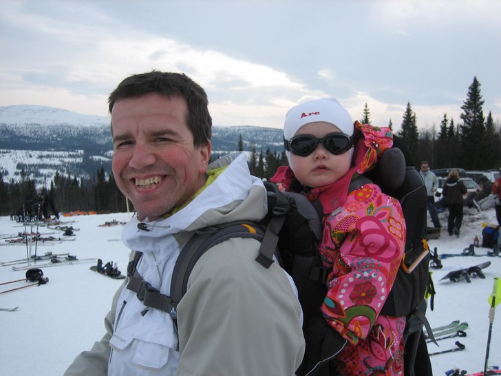 Foto: j borgudd. Åkare: Pappa och Leia.