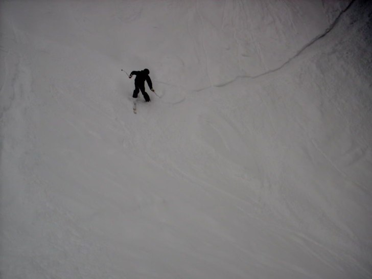 Lite puder på rendl. Foto: Jesper Jeppsson. Åkare: Martin Ekelund.
