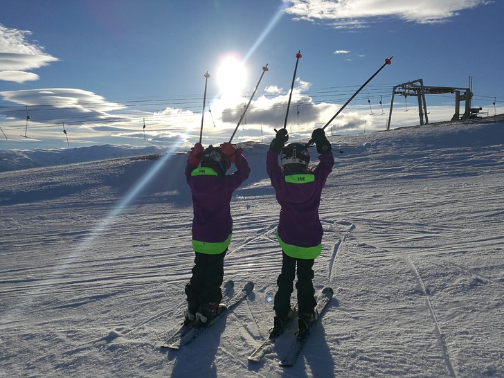Søndag 5. februar
Søndag morgon er det lettskya,.