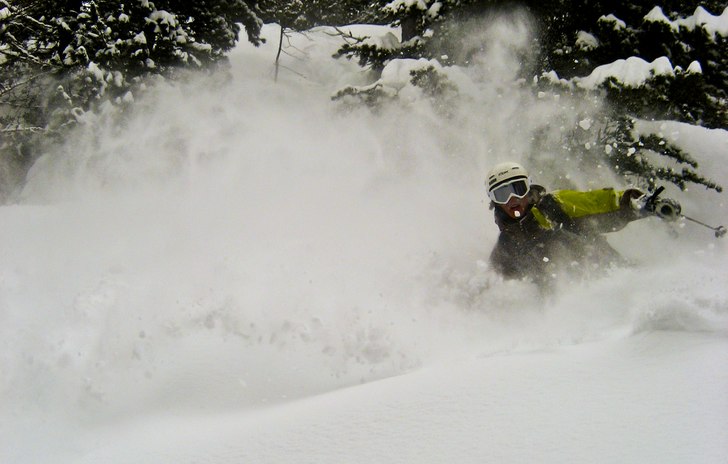 Pow pow!. Foto: Erik sundström. Åkare: Alric Ljunghager.
