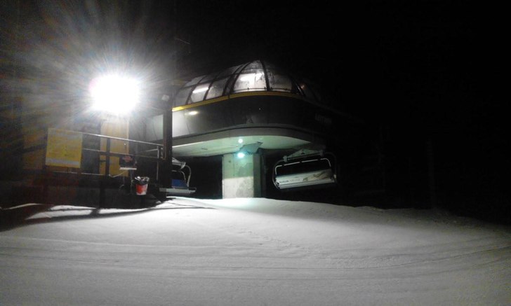 Fredag 17.februar
Lettskya på toppen og skodde ne.