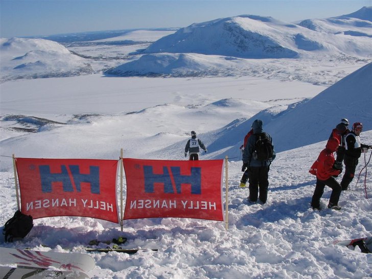 Toppen av Borkafjället under Borka Helicross.. Foto: Dan Ring.