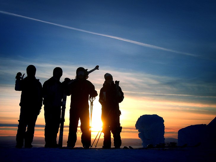 Gävles Posse. Foto: Christine Holm. Åkare: Jon, Andreas, Tobias och Marie.