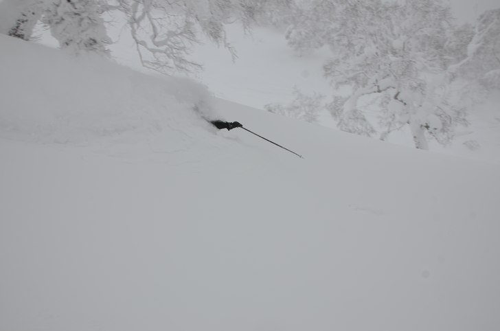 Härligt med puder..