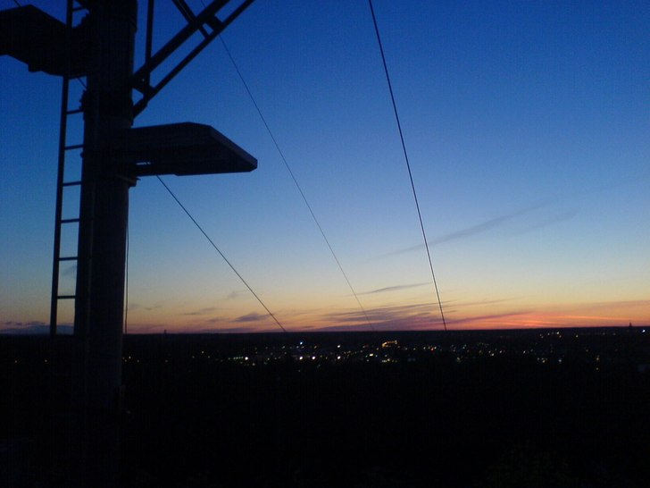 ett fint kort på liften.. Foto: jag.