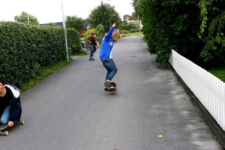 Nose wheel Erik med min skate. Foto: Felicia Lundgren. Åkare: Erik Jonasson.
