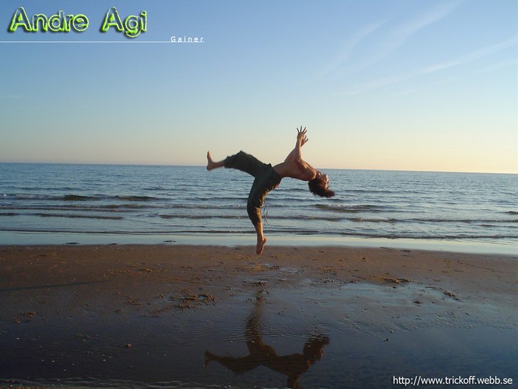 Gainer på tylösands strand.. Foto: Carlos Agi. Åkare: André Agi.