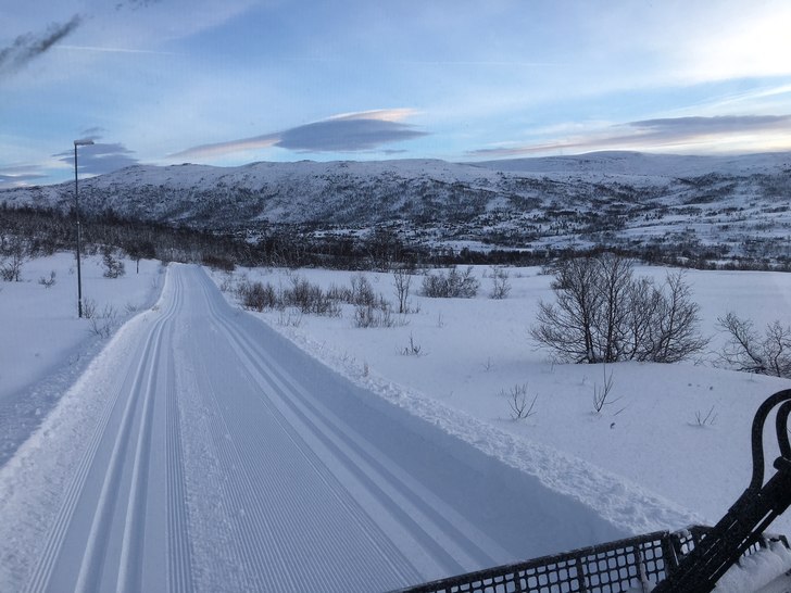 Endeleg kom vinteren!
Endeleg kom vinteren til Sys.