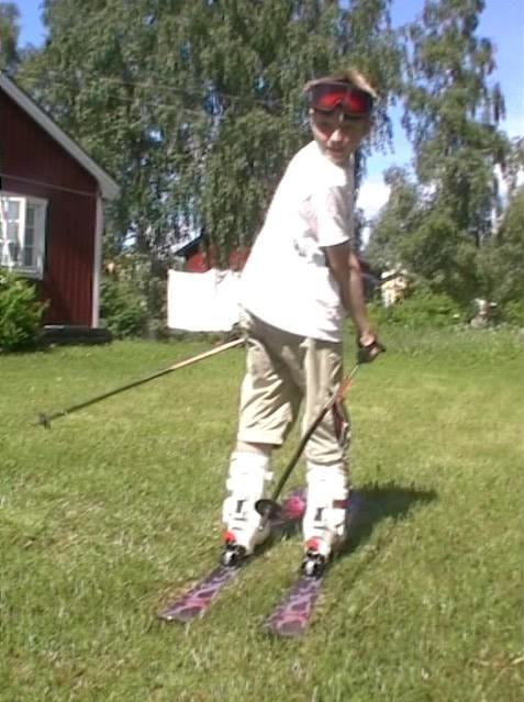 Fick sån lust att åka skidor :D. Foto: Syrran. Åkare: Björn Tomas.