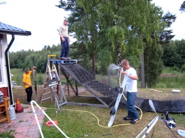 Sommarträning för pojkarna.. Foto: Okänt. Åkare: Jesper Jonsson, PLW, Fredrik Malmsten.