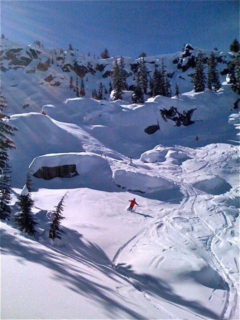 Huckleberry Canyon. Foto: Paul Harriman. Åkare: Rikard Hagson.