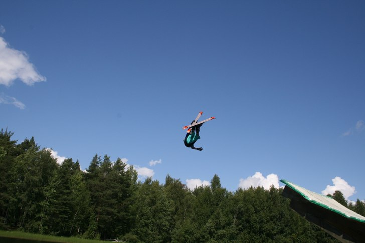 orsa campet !. Foto: F-Gs kamera. Åkare: jag , Eric Lusner.