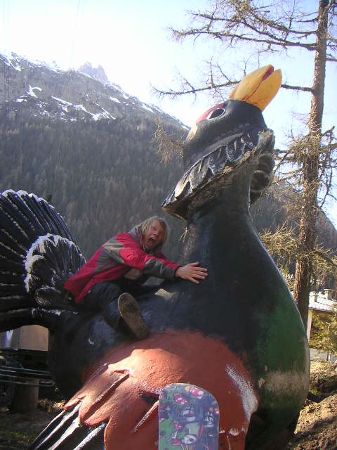 Vi hittade 3m tjäder. Man e ju tvungen. Foto: Anton Hoas. Åkare: Jag.