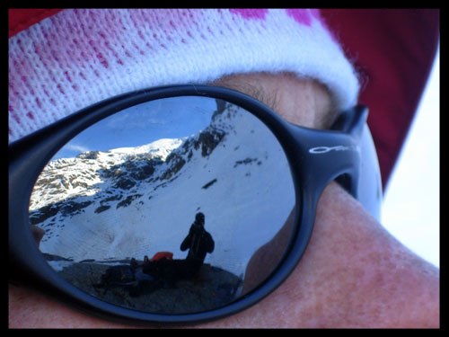 Mont Buet-camp. Foto: Morten Johansen. Åkare: Camilla (Søren i Oakley'en).