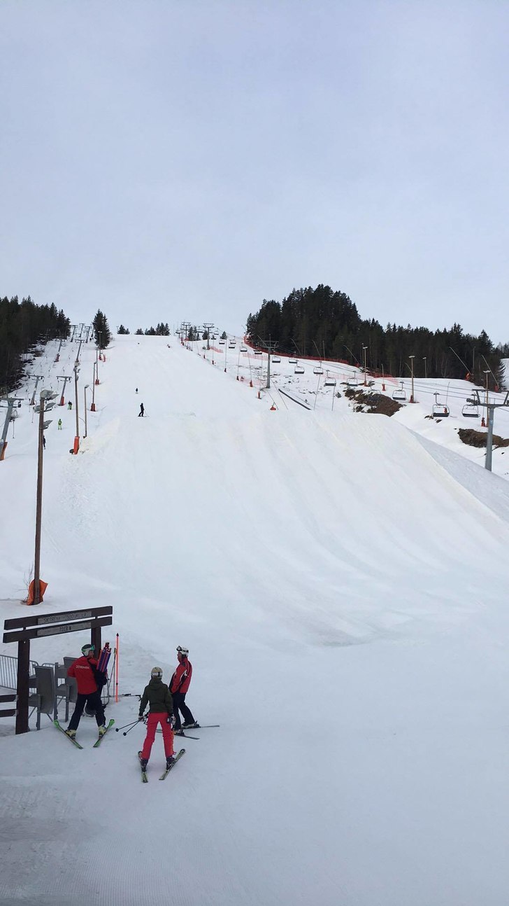 Velkommen til en flott dag i bakken!
- 3 grader, s.