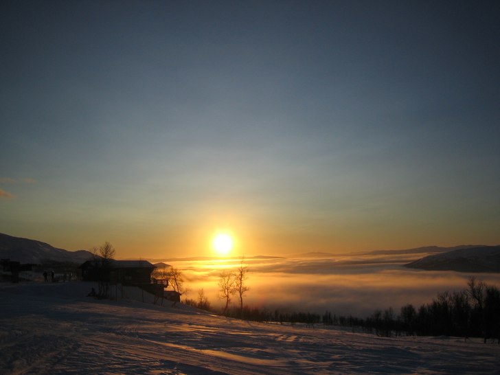 En vy över Tärnafjällen. Bilden är tagen bredv. Foto: Daniel Carlsson. Åkare: Ingen.